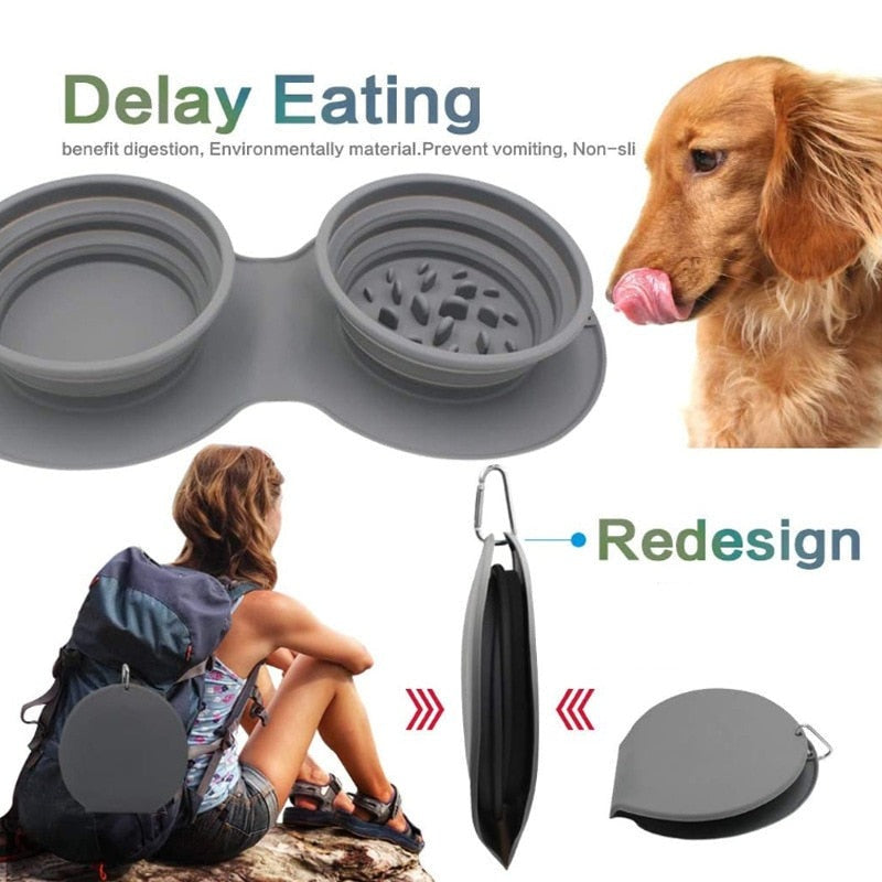 Anti-choke Dog Bowl